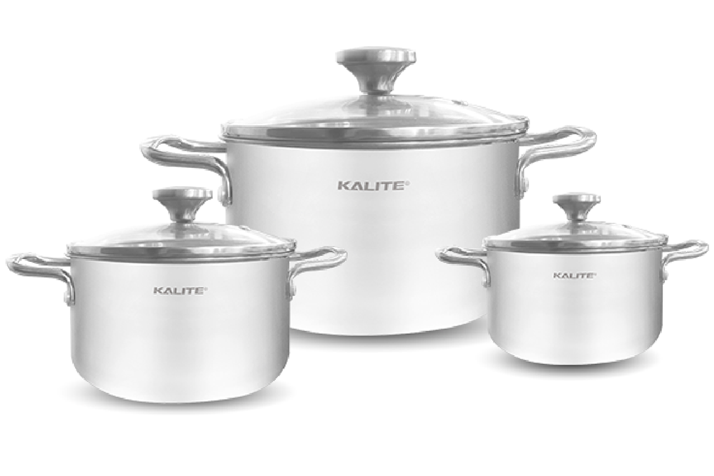 Bộ 3 nồi inox Kalite KCS366