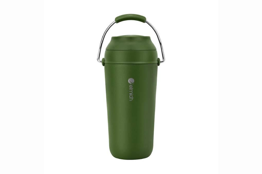 Cốc giữ nhiệt inox 316 Elmich EL8308OV 450ml màu xanh olive