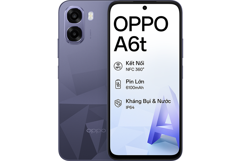 Điện thoại OPPO A6t 4GB/128GB Tím CPH2847 - Hàng chính hãng