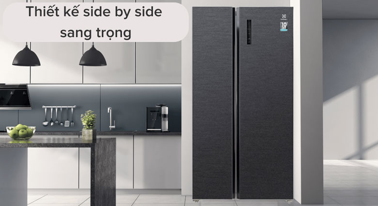 Tủ lạnh 500 lít SBS Electrolux Inverter ESE5401A-BVN