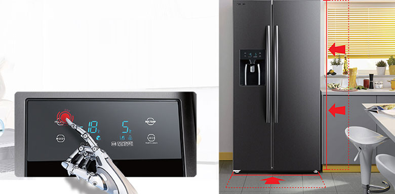 Tủ lạnh 500 lít SBS Toshiba Inverter GR-RS637WE-PMV