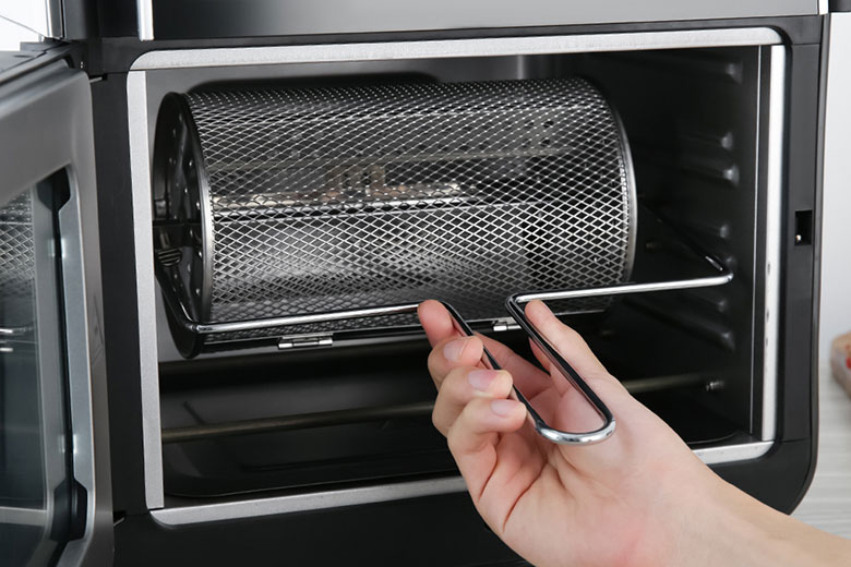 Nồi chiên không dầu Kangaroo KG12AF8A 12 lít - Đi kèm bộ phụ kiện tiện lợi