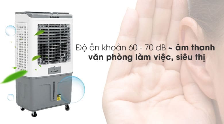 Quạt điều hòa Sunhouse SHD7757 - Vận hành êm, độ ồn thấp