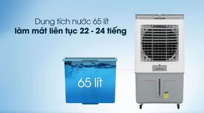 Quạt điều hòa Sunhouse SHD7757 - Bình chứa lớn, làm mát liên tục
