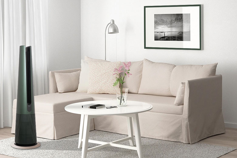 LG PuriCare AeroTower FS15GPGF0 Xanh lá - Thiết kế sang trọng, đậm tính nghệ thuật