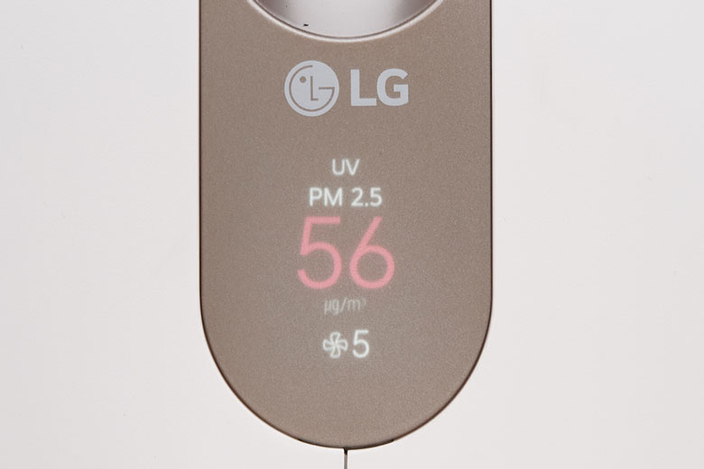 LG PuriCare AeroTower FS15GPBF0 (Màu Be) - Cảnh báo chất lượng không khí