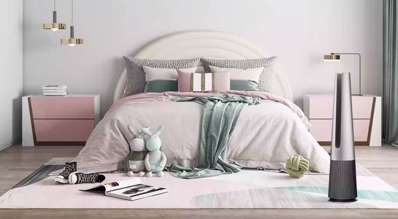 LG PuriCare AeroTower FS15GPSF0 Màu bạc - 3 chế độ hoạt động thông minh