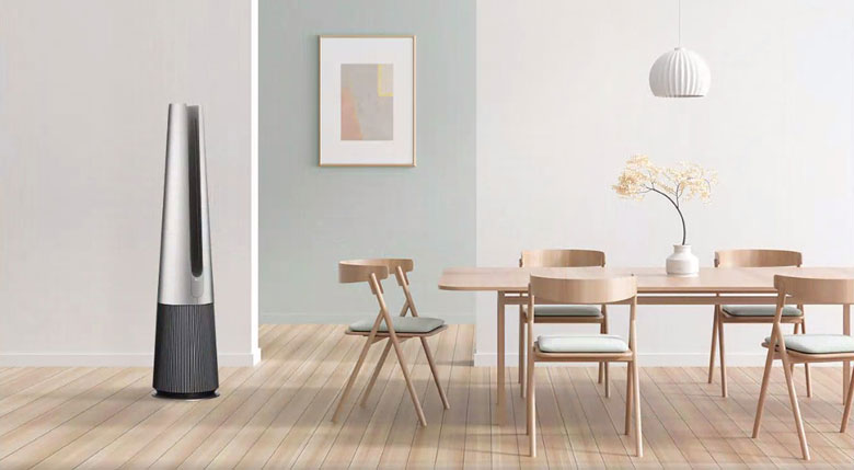 LG PuriCare AeroTower FS15GPSF0 Màu bạc - Sử dụng cho nhiều không gian