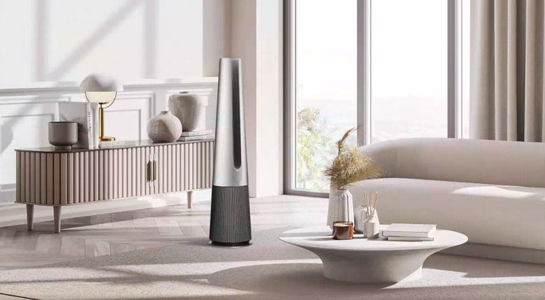 LG PuriCare AeroTower FS15GPSF0 Màu bạc - Lọc và làm mát không gian 76m2