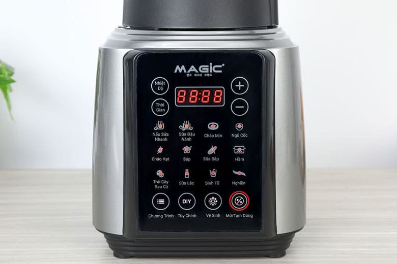 Máy làm sữa hạt Magic A96 - Bảng điều khiển cảm ứng, tiếng Việt