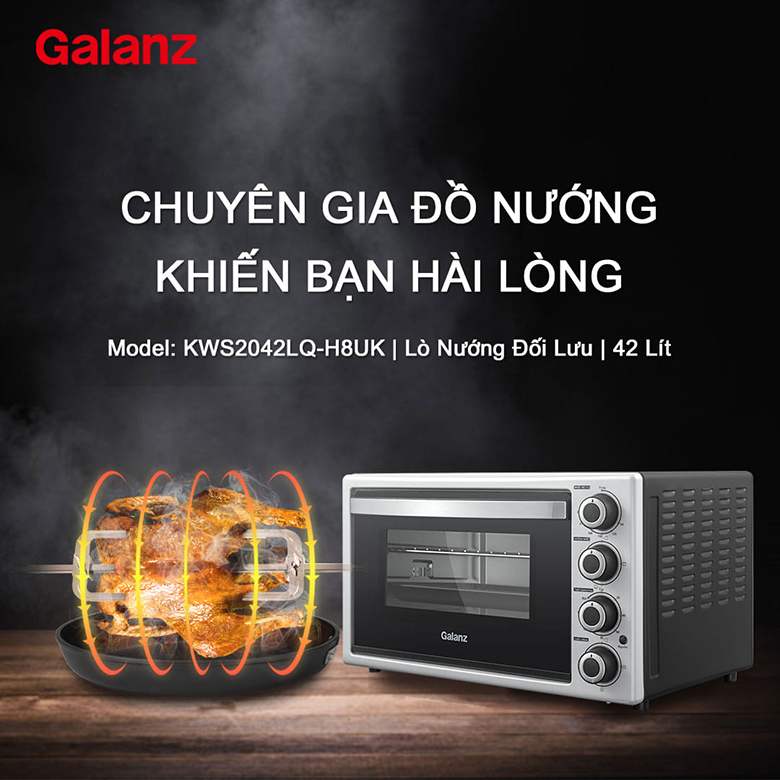 Lò nướng Galanz KWS2042LQ-H8UK 42 lít có công suất 2000w