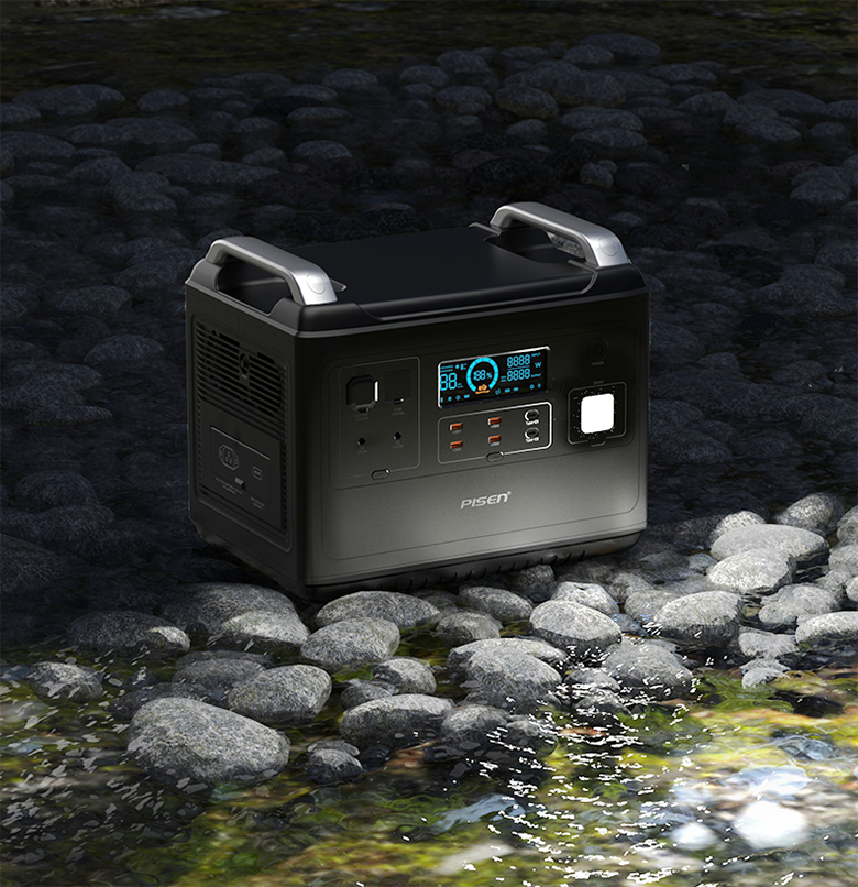 Đèn LED đa năng - Trạm điện di động Pisen, cấp điện AC & DC - Super Fast PISEN Power Wild 1000W TS-OPS02