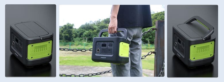 Trạm sạc di động Pisen PS-CL025C54CN - Thiết kế tay cầm chắc chắn, tiện lợi