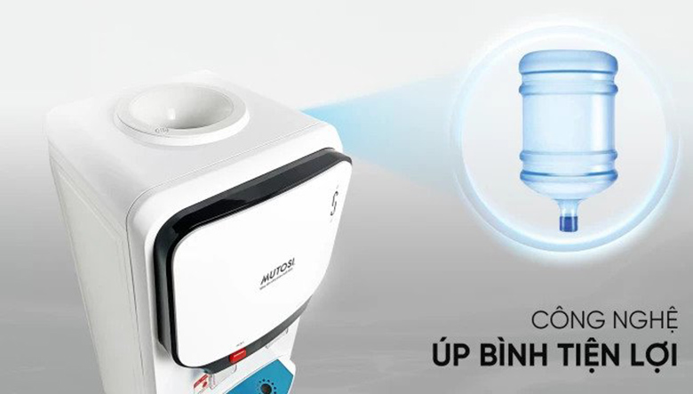 Mutosi MD-200 cây nước nóng lạnh cấu tạo úp bình