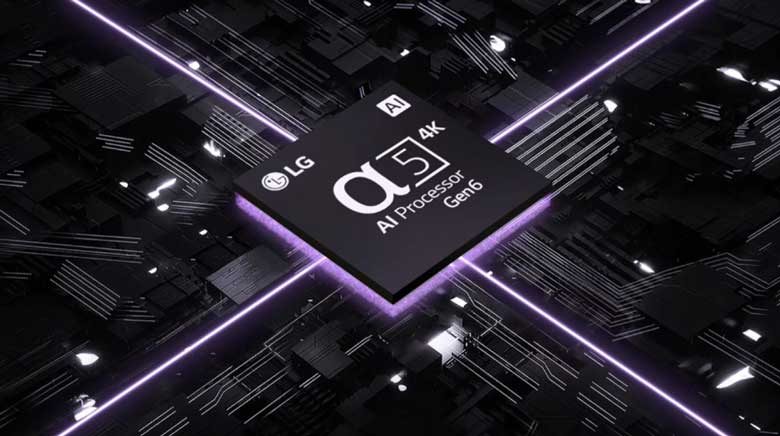 Smart Tivi LG 4K 75 inch 75UR7550PSC - Chip xử lý Alpha 5 Gen 6 AI 4K