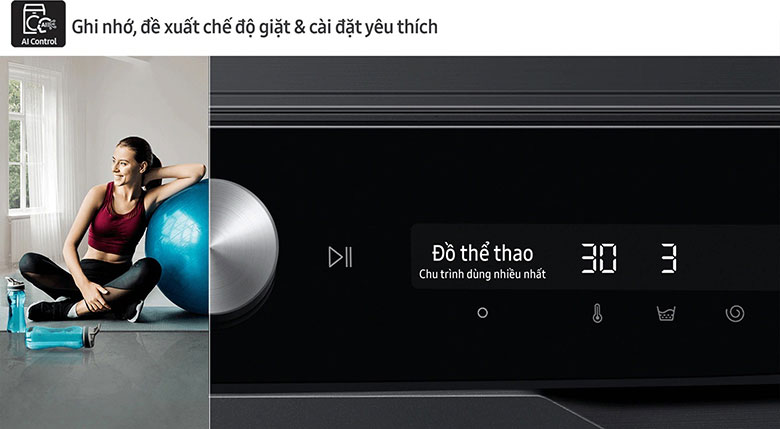 Máy giặt Samsung 9kg WW90TP54DSB/SV