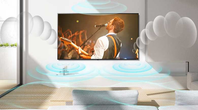 Smart Tivi LG 4K 55 inch 55UR9050PSK - Tận hưởng bữa tiệc âm thanh sống động với AI Sound Pro