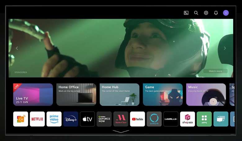 Smart Tivi LG 4K 55 inch 55UR9050PSK - Thiết lập thế giới giải trí của riêng bạn