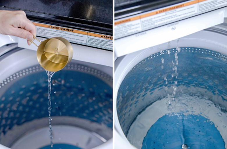 Hướng dẫn vệ sinh máy giặt cửa trên 5