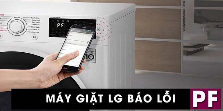 Lỗi PF máy giặt LG 1