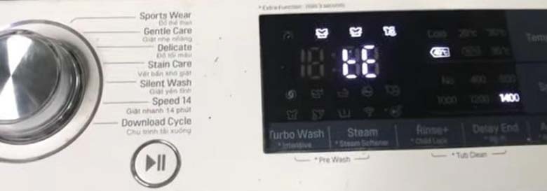 Máy giặt LG báo lỗi tE 1