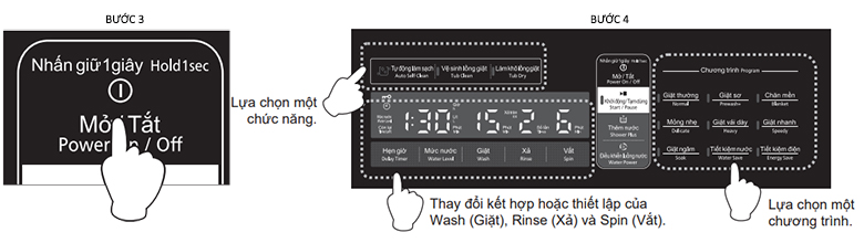 Hướng dẫn sử dụng máy giặt Hitachi cửa trên