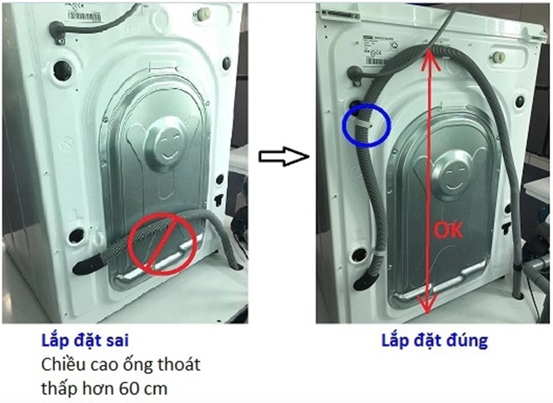 Sửa lỗi máy giặt LG không xả nước 3