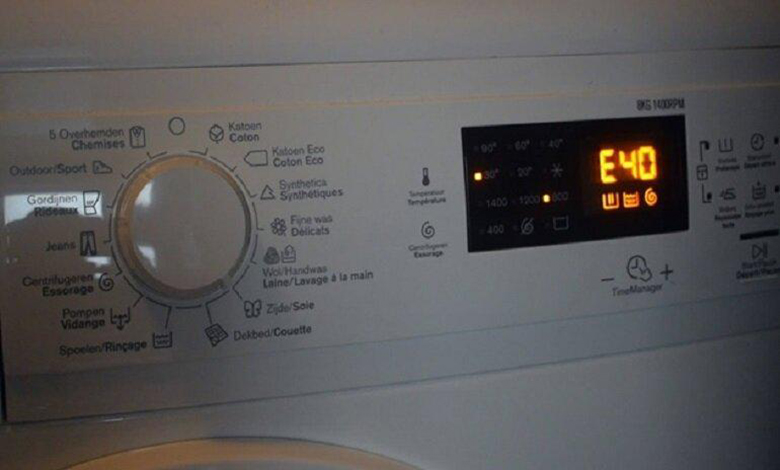 Lỗi nháy đèn máy giặt Electrolux 5