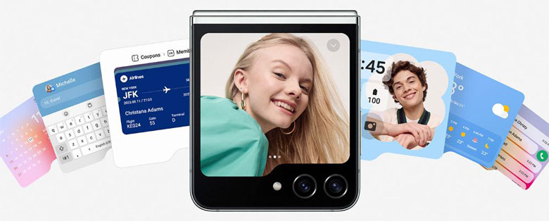 Samsung Galaxy Z Flip5 8GB/256GB Cream - Flex Mode bảng điều khiển thế hệ mới