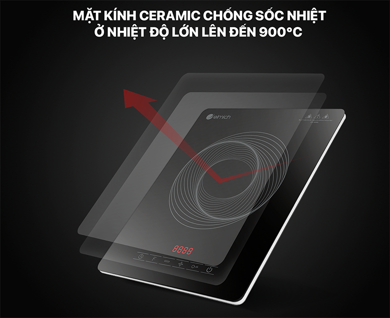 nhỏ gọn - Bếp từ đơn Elmich ICE-1828OL