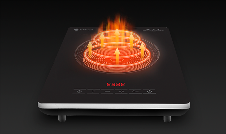 công suất 2100w - Bếp từ đơn Elmich ICE-1828OL