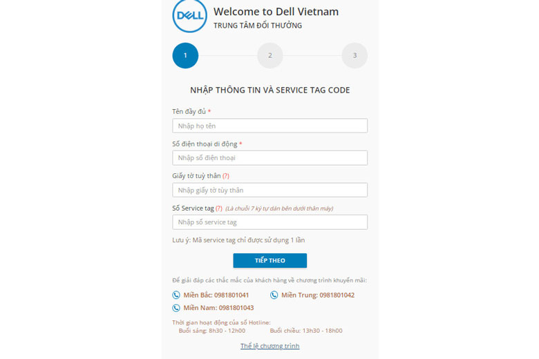 Back To School - Rinh Quà Cool - Nhập thông tin cá nhân