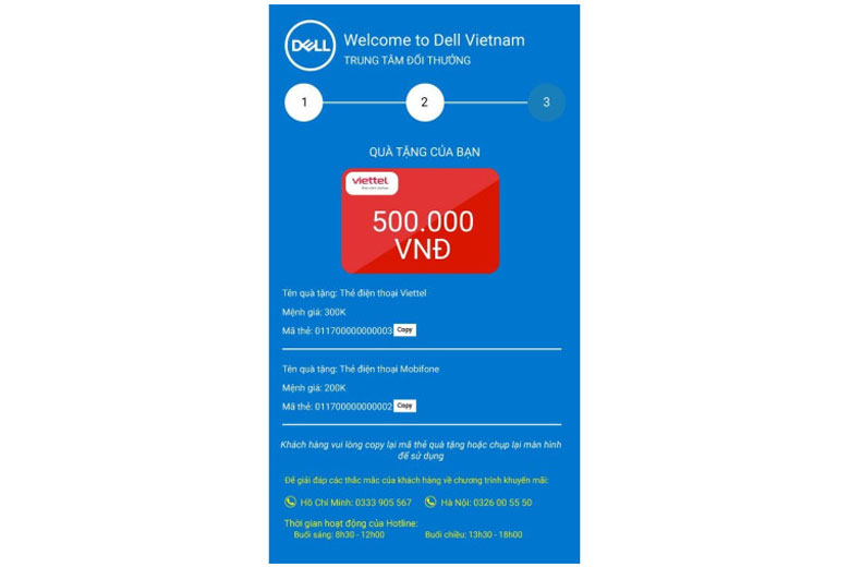 Back To School - Rinh Quà Cool - Nhận quà thành công