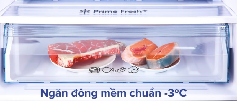 Tủ lạnh 4 cánh có ngăn đông mềm