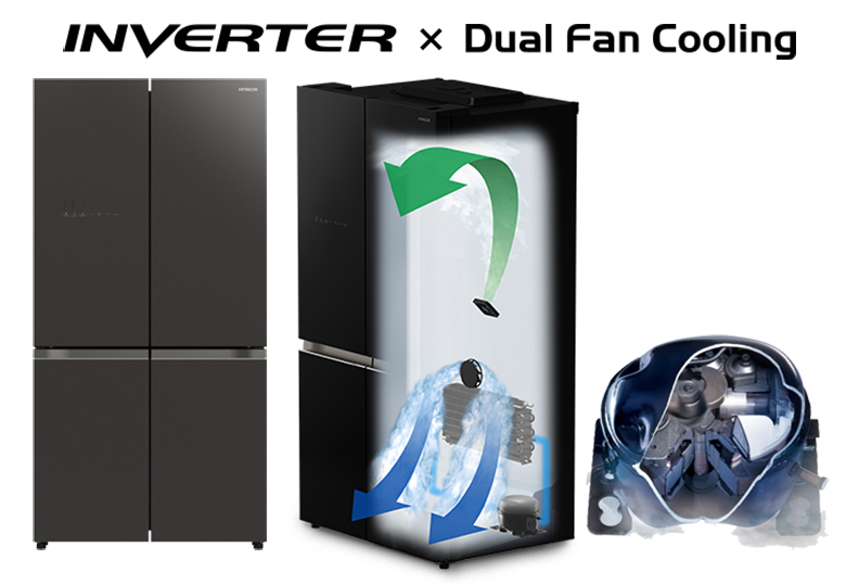 Tủ lạnh 4 cánh có ngăn đông mềm 6