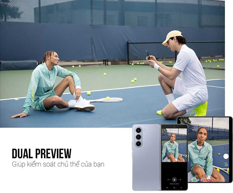 Điện thoại Samsung Galaxy Z Fold5 12GB/256GB Kem Ivory - Chụp ảnh và chỉnh sửa chuyên nghiệp