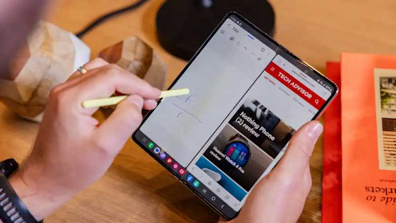 Samsung Galaxy Z Fold5 256GB Xanh Icy - Bút S Pen độc quyền cho Fold