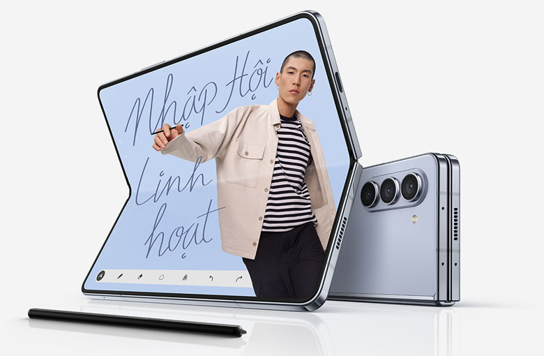 Samsung Galaxy Z Fold5 256GB Xanh Icy - Nhập hội linh hoạt