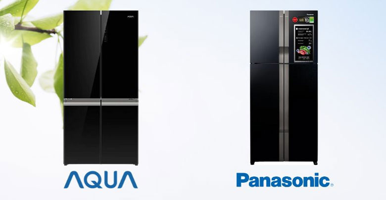So sánh tủ lạnh Aqua và Panasonic