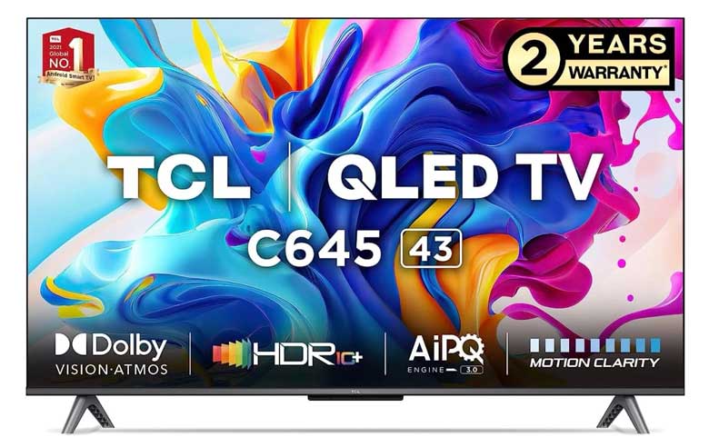 Smart Tivi 43 inch TCL QLED 4K 43C645