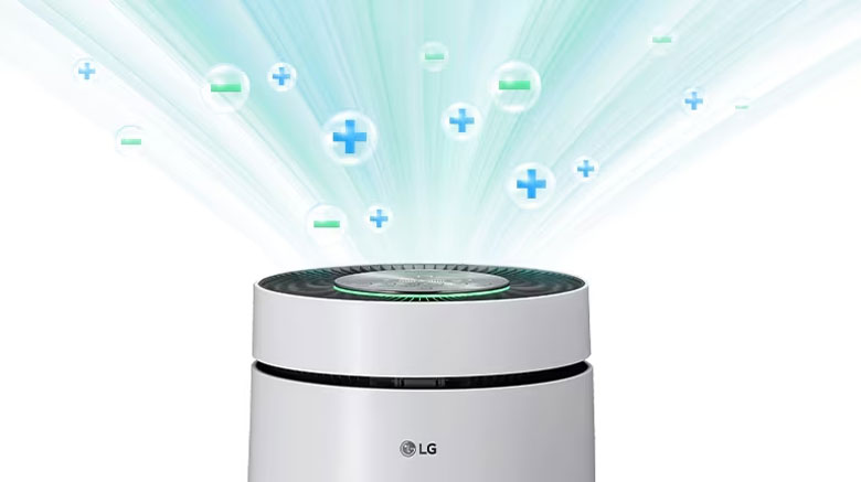 Máy lọc không khí LG PuriCare 2 tầng AS10GDWH0.ABAE - Bộ phát ion