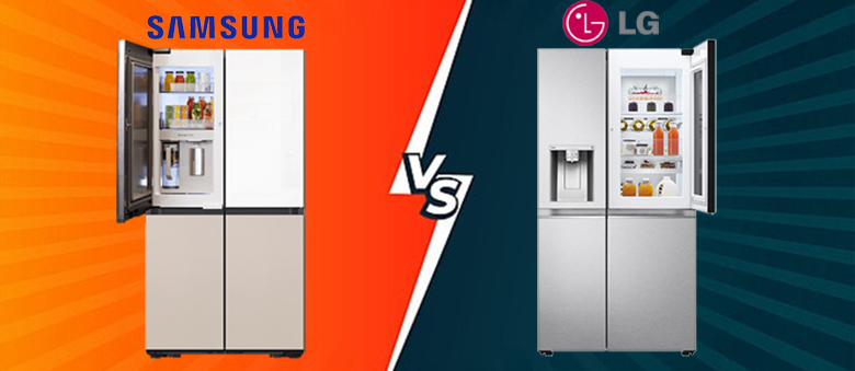 So sánh tủ lạnh LG và Samsung