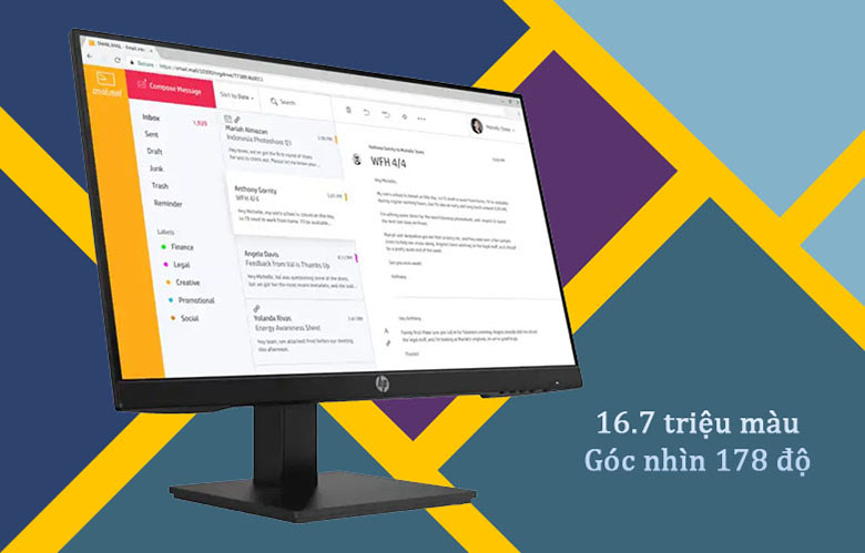 Màn hình máy tính HP P24H-G4-7VH44AA 23.8 inch FHD IPS 1