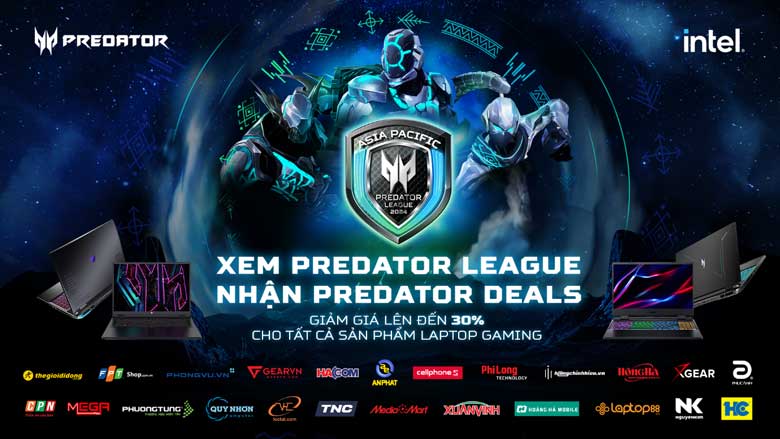 Xem Predator League - Nhận Predator Deals - Giảm Đến 30% Tất Cả Laptop Gaming