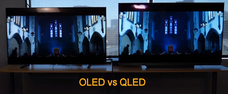 So sánh tivi OLED và QLED