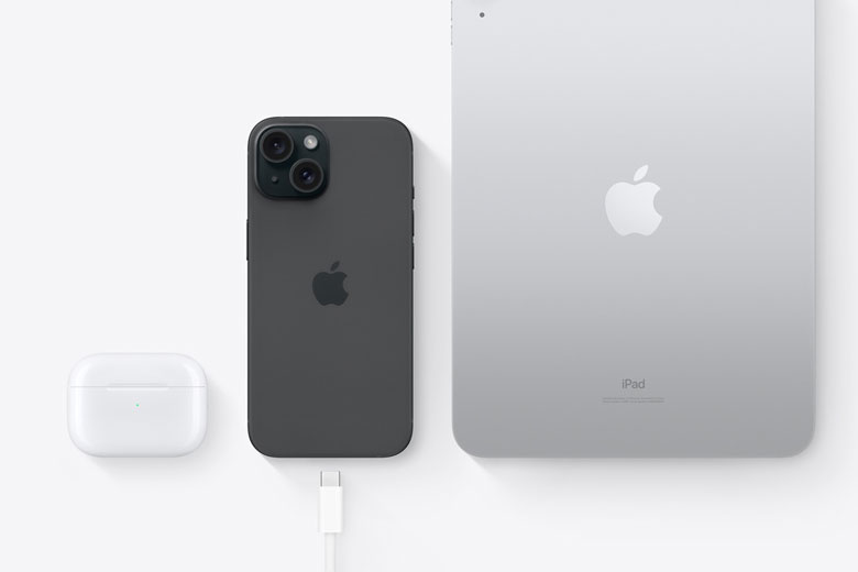 Điện thoại iPhone 15 128GB Black - Sạc nhanh với cổng sạc typeC tiện lợi