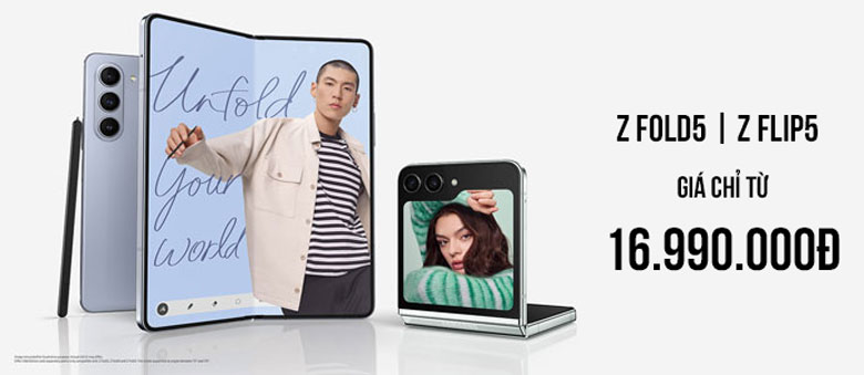 [SIÊU SALE 10/10] Samsung Galaxy Z Flip5 | Fold5 - Giá chỉ còn 16.990.000đ