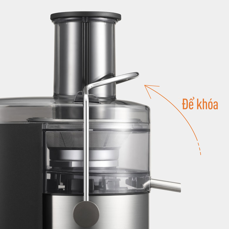 Máy ép đa năng Panasonic MJ-CB800SRA - Khóa an toàn dạng cần gạt