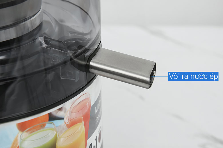 Máy ép đa năng Panasonic MJ-CB800SRA - Vòi ra nước ép chống nhỏ giọt