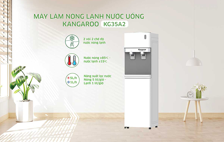Cây nước nóng lạnh Kangaroo KG35A2